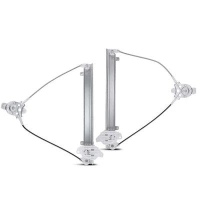 2 Pcs Front Manual Window Regulator