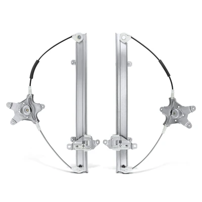 2 Pcs Front Manual Window Regulator