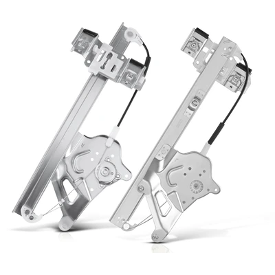 2 Pcs Front Power Window Regulator without Motor