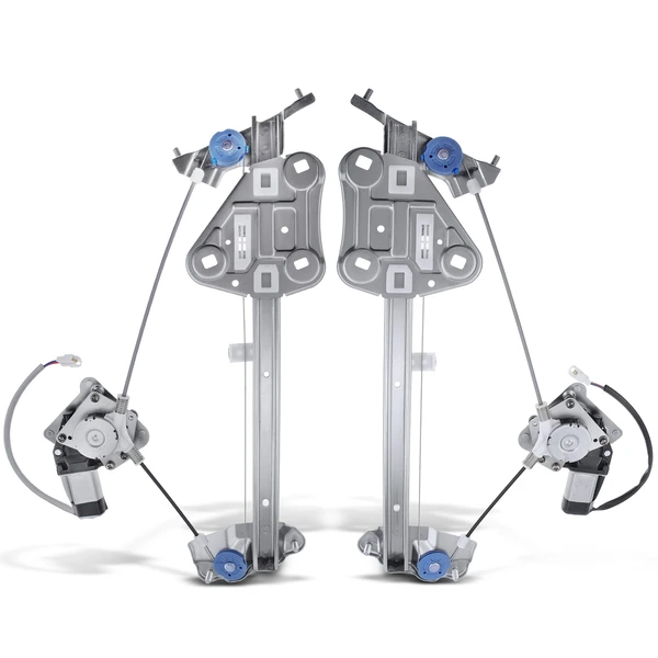 2 Pcs Front Power Window Regulator with Motor for Chrysler Sebring 00-05 Mitsubishi