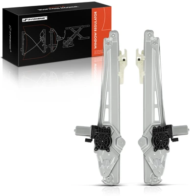 2 Pcs Rear Power Window Regulator with Motor