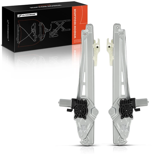 2 Pcs Rear Power Window Regulator with Motor for Ford Explorer 11-14