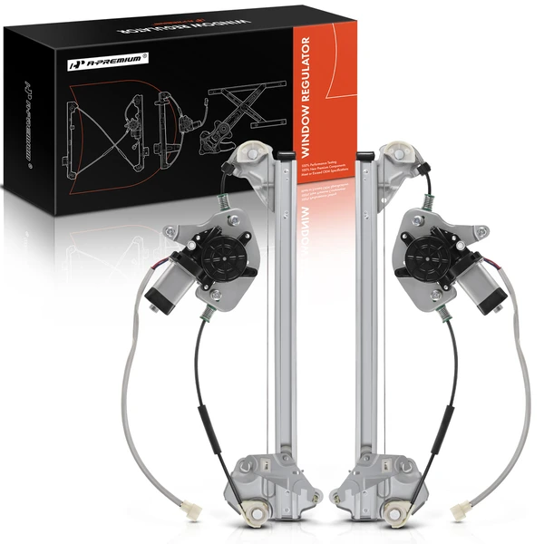 2 Pcs Front Power Window Regulator with Motor for Mazda 929 1992-1995