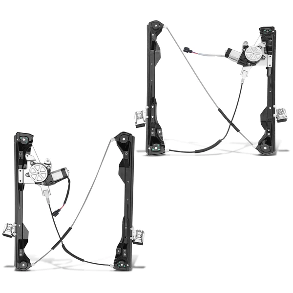 2 Pcs Front Power Window Regulator with Motor for Ford Focus 2008-2010