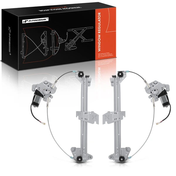 2 Pcs Front Power Window Regulator with Motor for Ford Escort 1998-2003