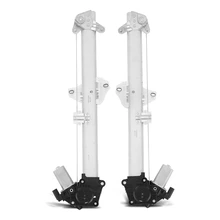 2 Pcs Front Power Window Regulator with Motor