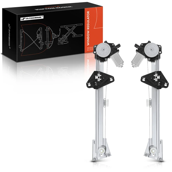 2013-2015 Acura ILX 2-Pc Window Regulator and Motor Kit Front Driver & Passenger Electric with Motor A-Premium APWR3170