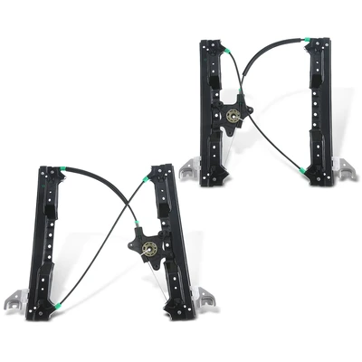 2 Pcs Rear Sliding Door Power Window Regulator without Motor