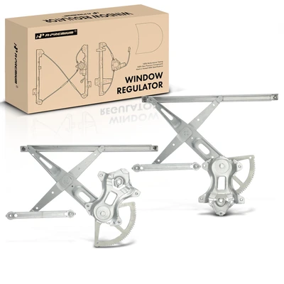 2 Pcs Front Power Window Regulator without Motor