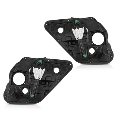 2 Pcs Rear Power Window Regulator without Motor