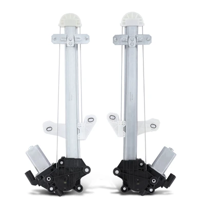 2 Pcs Rear Power Window Regulator with Motor