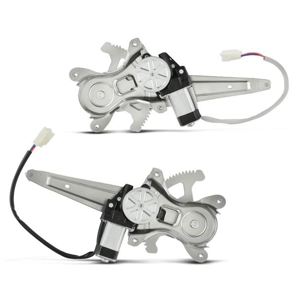 2-Pc Window Regulator and Motor Kit Rear Driver & Passenger Electric with Motor A-Premium APWR2984