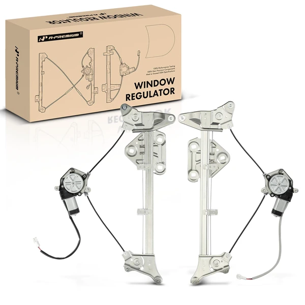 1999-2003 Toyota Solara 2-Pc Window Regulator and Motor Kit Front Driver & Passenger Electric with Motor A-Premium APWR2952