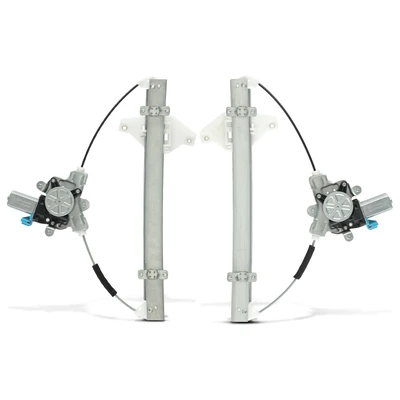 2 Pcs Front Power Window Regulator with Motor