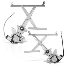 1987-1991 Toyota Camry 2pc Window Regulator and Motor Kit Front Driver & Passenger Electric with Motor A-Premium APWR3118