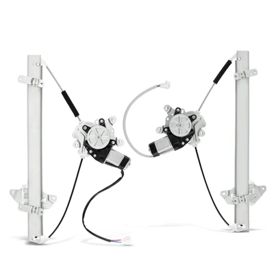 2 Pcs Front Power Window Regulator with Motor