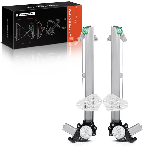 2013-2017 Honda Accord 2-Pc Window Regulator and Motor Kit Front Driver & Passenger Electric with Motor A-Premium APWR2972