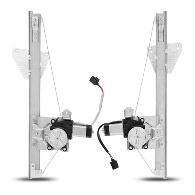 2 Pcs Rear Power Window Regulator with Motor