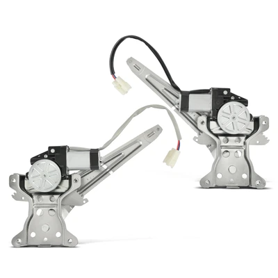 2 Pcs Rear Power Window Regulator with Motor