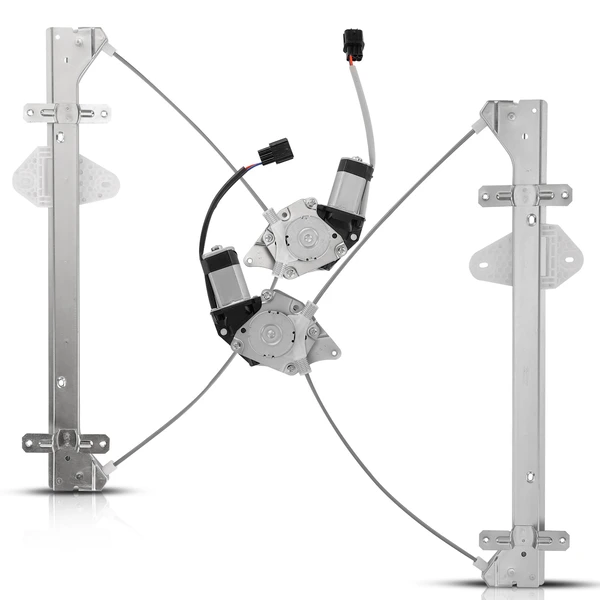 2006-2014 Honda Ridgeline 2-Pc Window Regulator and Motor Kit Rear Driver & Passenger Electric with Motor A-Premium APWR3077