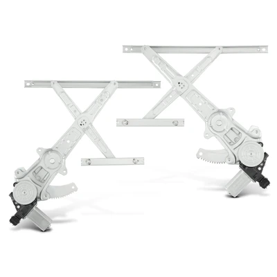 2 Pcs Rear Power Window Regulator with Motor