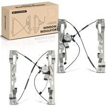2009-2014 Ford F-150 2pc Window Regulator and Motor Kit Rear Driver & Passenger Electric with Motor A-Premium APWR2977