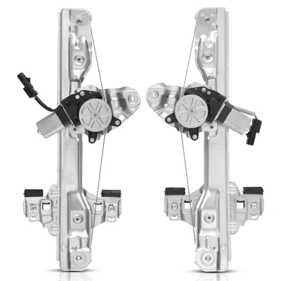 2 Pcs Rear Power Window Regulator with Motor