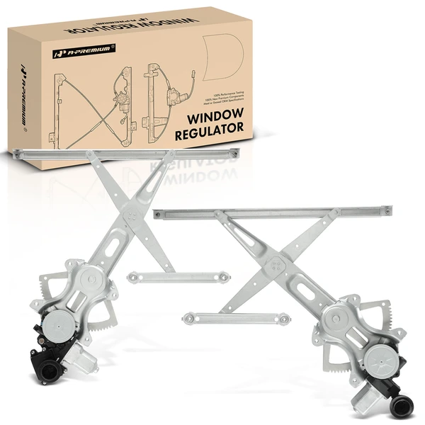 2009-2014 Toyota Matrix 2-Pc Window Regulator and Motor Kit Front Driver & Passenger Electric with Motor A-Premium APWR2969