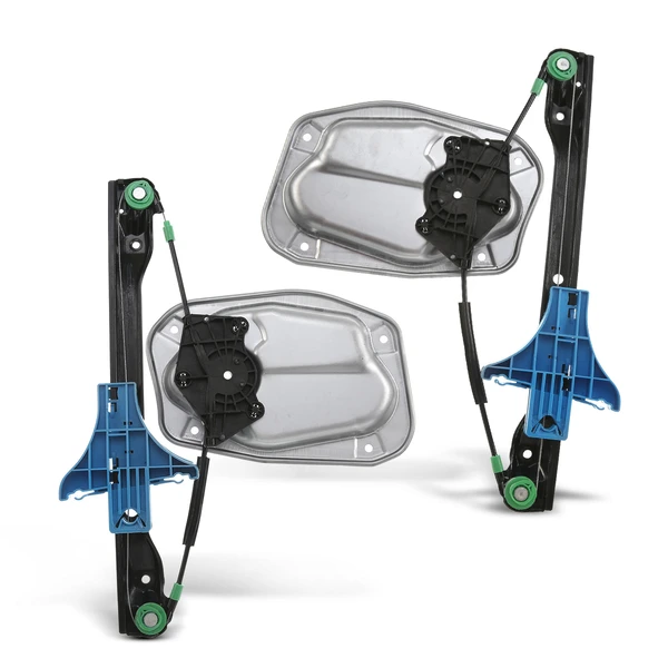 2 Pcs Rear Power Window Regulator without Motor for Volkswagen Jetta 05-10