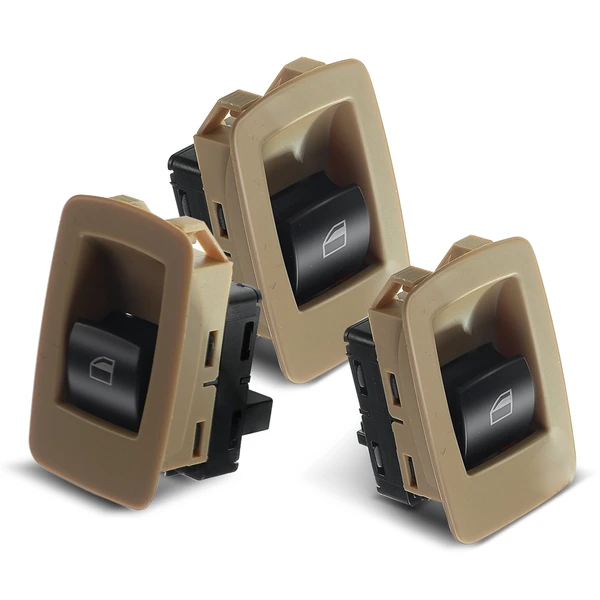 3 Pcs Window Switch Cream for BMW E90 E91 E70 3-Series M3 X5 X6