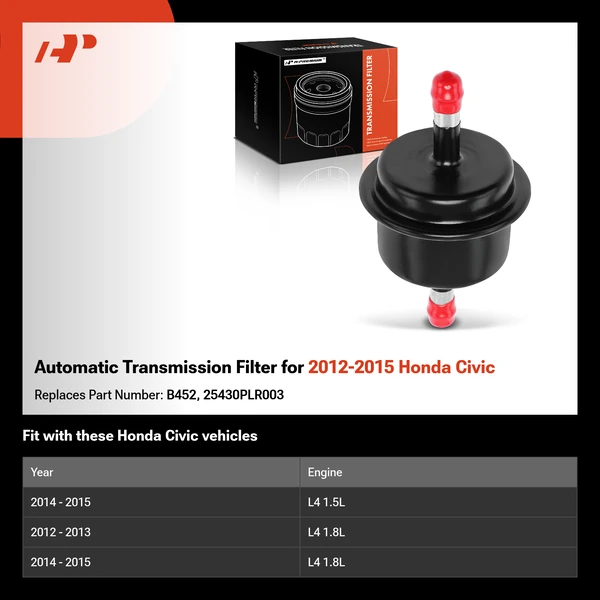 Automatic Transmission Filter for 2012-2015 Honda Civic