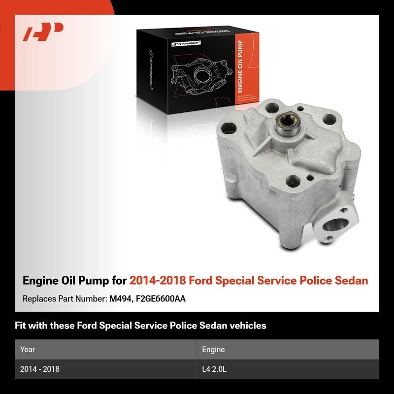 Engine Oil Pump for 2014-2018 Ford Special Service Police Sedan