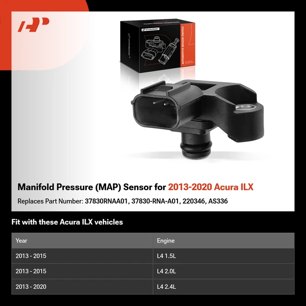 Manifold Pressure (MAP) Sensor for 2013-2020 Acura ILX