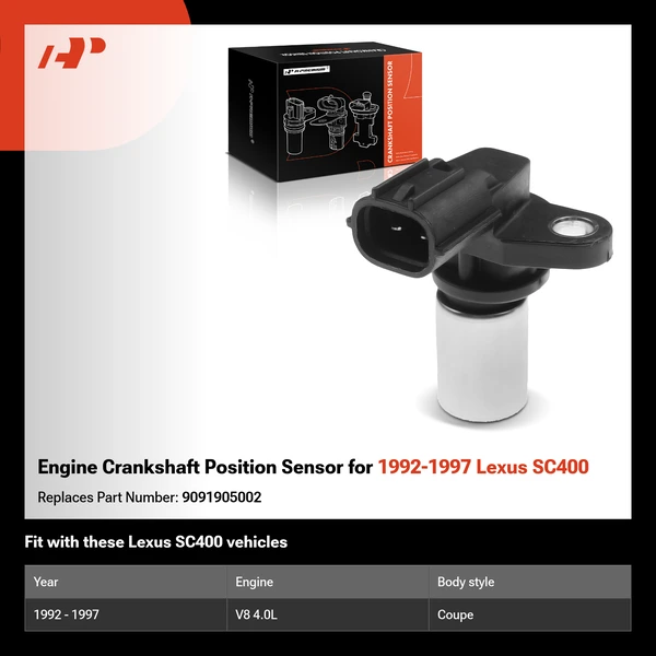 Engine Crankshaft Position Sensor for 1992-1997 Lexus SC400