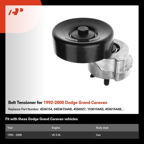 Belt Tensioner for 1992-2000 Dodge Grand Caravan