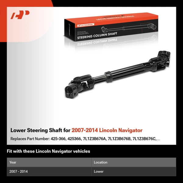 Lower Steering Shaft for 2007-2014 Lincoln Navigator