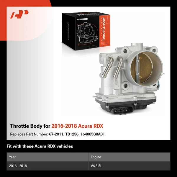 Throttle Body for 2016-2018 Acura RDX