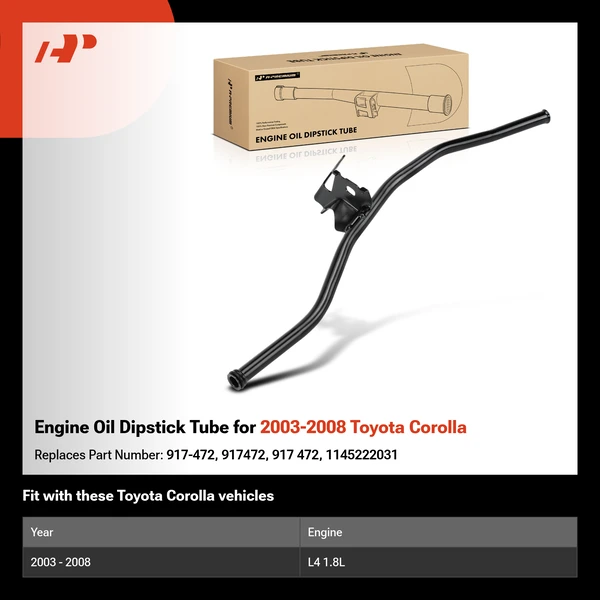 Engine Oil Dipstick Tube for 2003-2008 Toyota Corolla