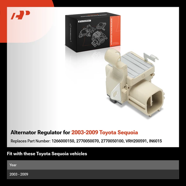 Alternator Regulator for 2003-2009 Toyota Sequoia