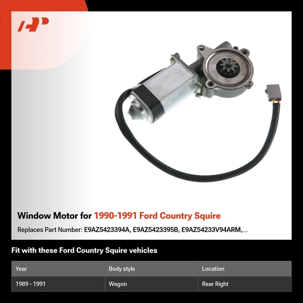 Window Motor for 1990-1991 Ford Country Squire