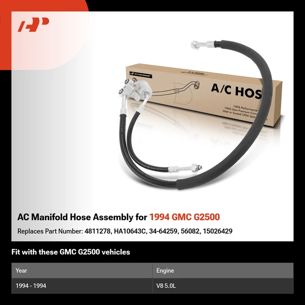 AC Manifold Hose Assembly for 1994 GMC G2500