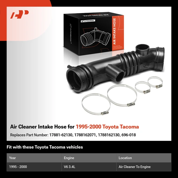 Air Cleaner Intake Hose for 1995-2000 Toyota Tacoma