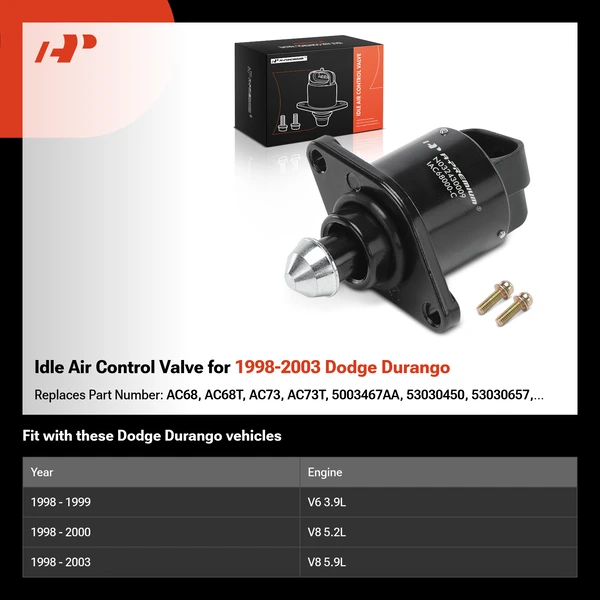 Idle Air Control Valve for 1998-2003 Dodge Durango
