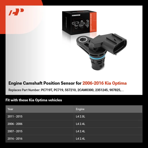 Engine Camshaft Position Sensor for 2006-2016 Kia Optima