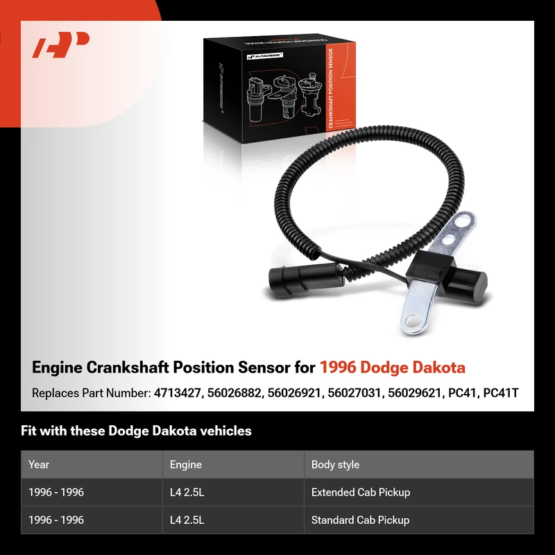 Engine Crankshaft Position Sensor for 1996 Dodge Dakota