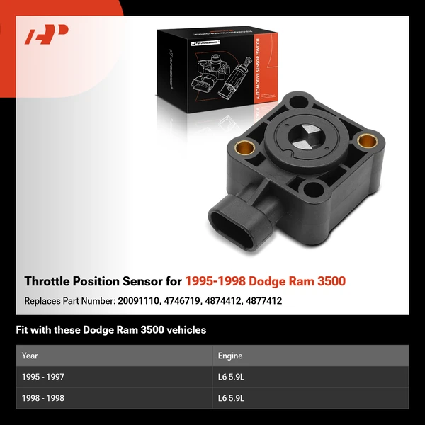 Throttle Position Sensor for 1995-1998 Dodge Ram 3500