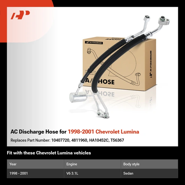 AC Discharge Hose for 1998-2001 Chevrolet Lumina