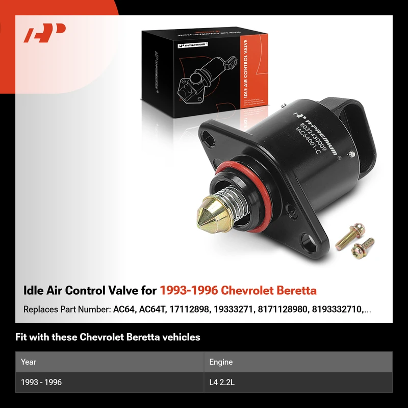 Idle Air Control Valve for 1993-1996 Chevrolet Beretta