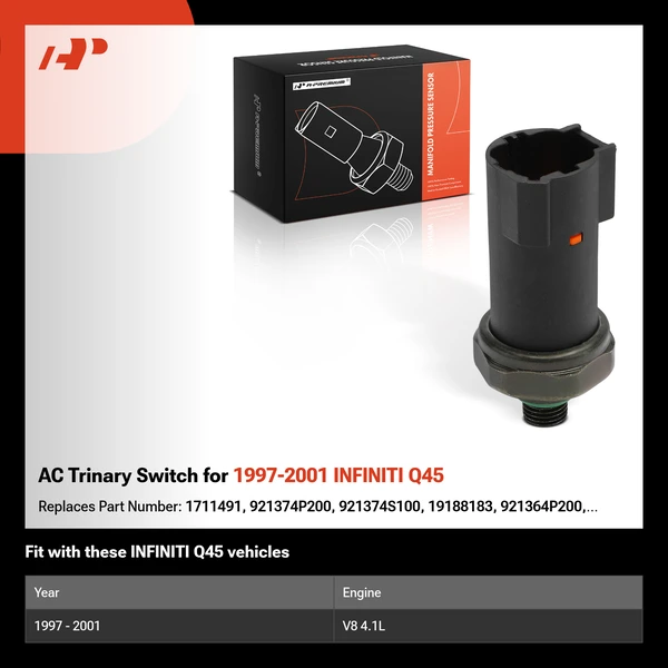 AC Trinary Switch for 1997-2001 INFINITI Q45
