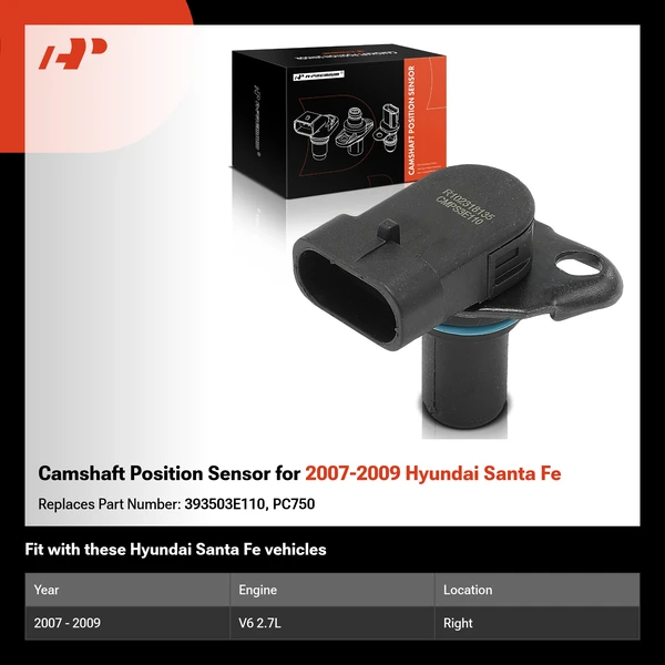 Camshaft Position Sensor for 2007-2009 Hyundai Santa Fe